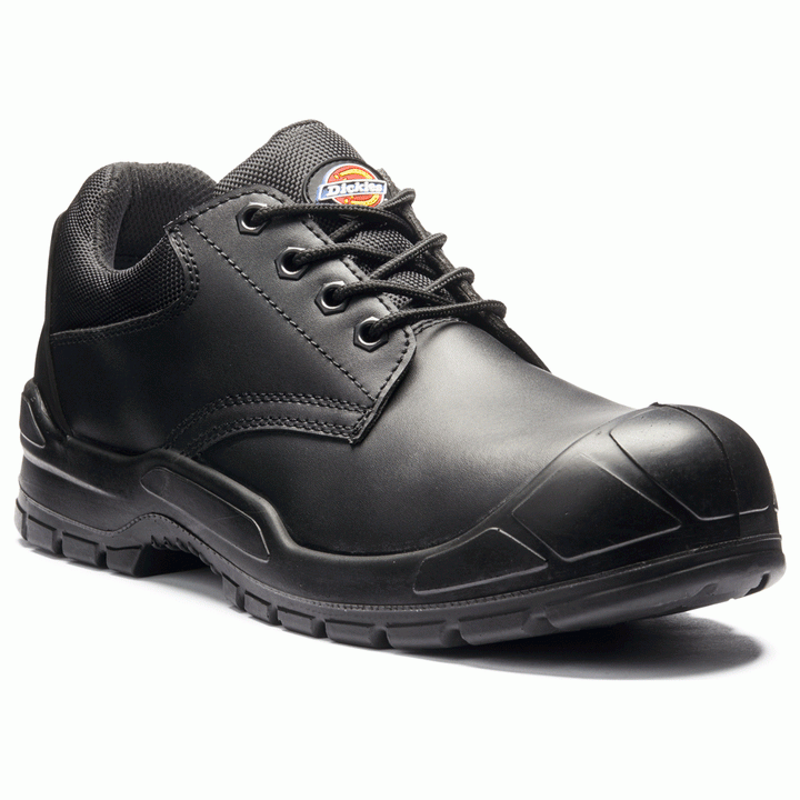 DICKIES Trenton Mens Ladies Unisex Black Steel Toe Cap Military Combat Safety Boots Work Shoes