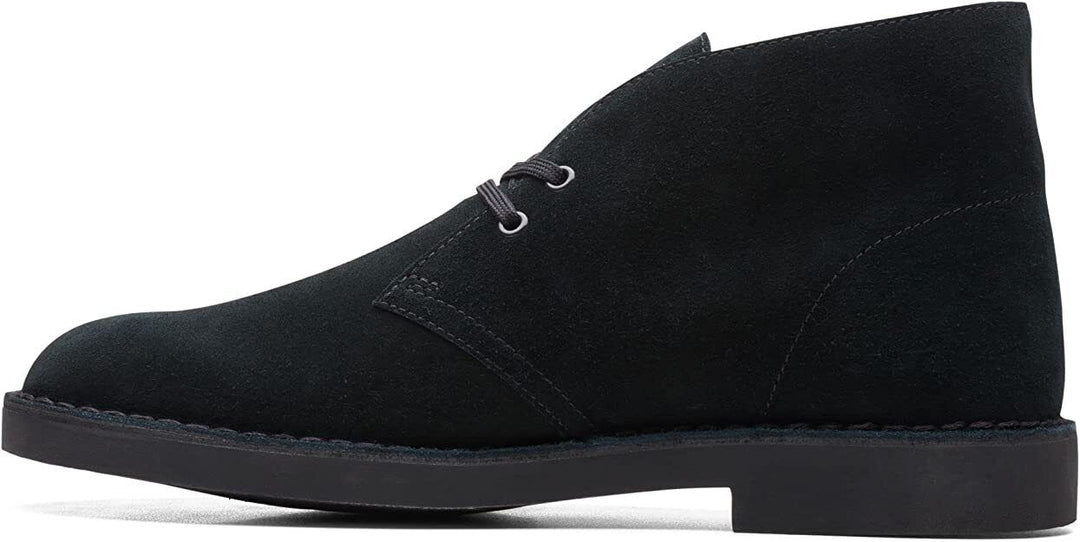 Clarks Originals Desert Boot Evo Black Suede Leather Ortholite Removable soles