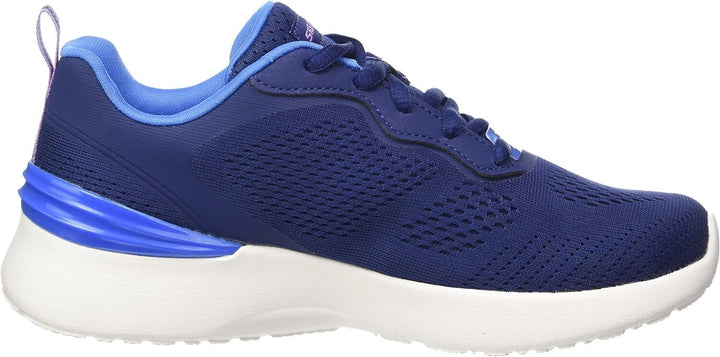 Skechers Air Dynamight New Grind Ladie's Vegan Navy/Blue Shock Absorber Lace Up Trainers