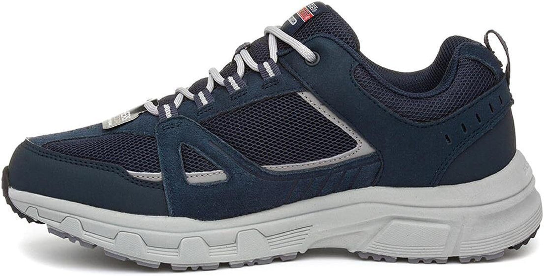 Skechers Oak Canyon Duellist Mens Navy Memory Foam Relaxed Fit Hiking Trainers