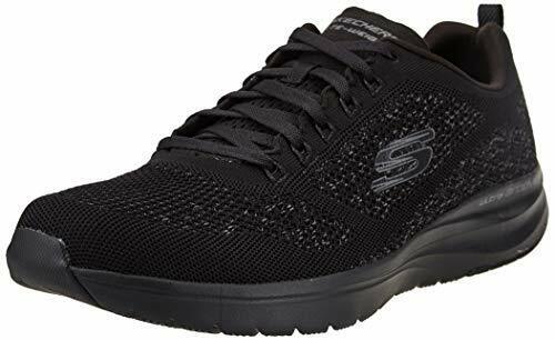 Skechers Ultra Groove Royal Dragoon Black Mesh Mens Trainers Lace Up Memory Foam