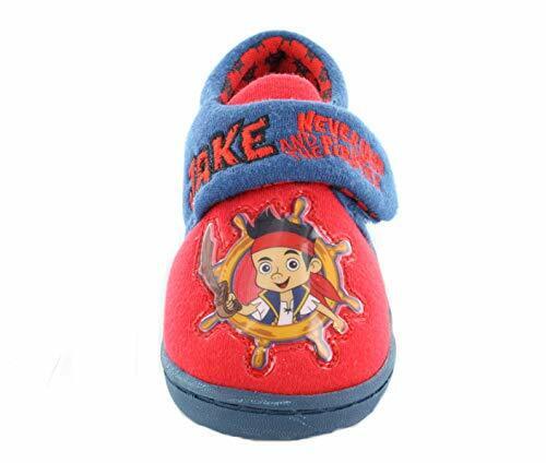 Disney Jake And The Neverland Pirates Boys Red/Navy Slippers With Strap Infants