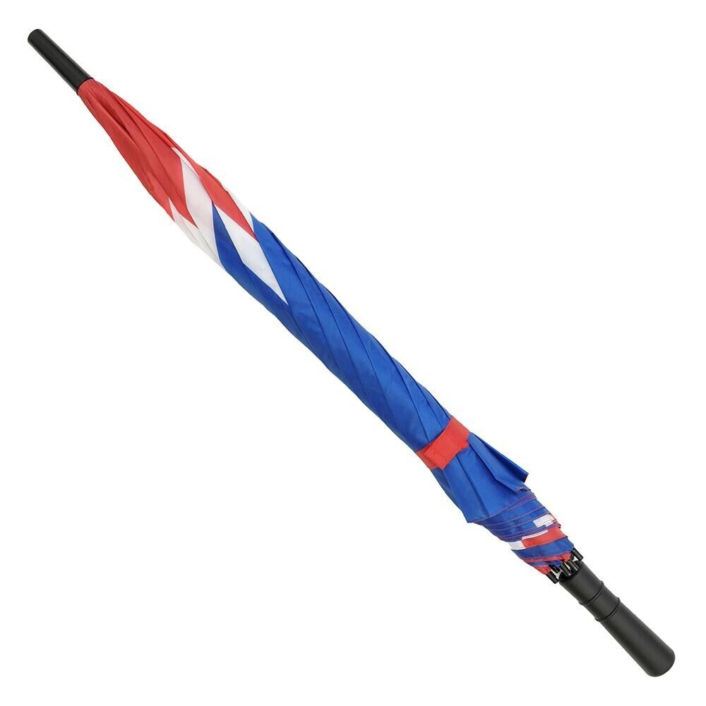 Drizzles Union Jack Large Golf Umbrella UK Flag Walking Stick Brolly Unisex