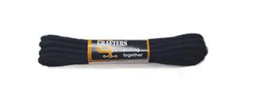 Grafters Black Chunky Round 60cm Smart Dress Formal Shoe Laces For 3 - 4 Eyelets