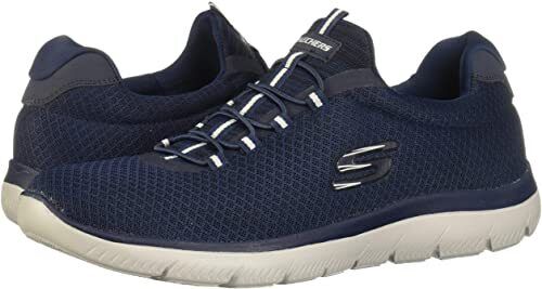 Skechers Summits Mens Bungee Elasticated Lace Navy Lightweight Machine Washable Trainers