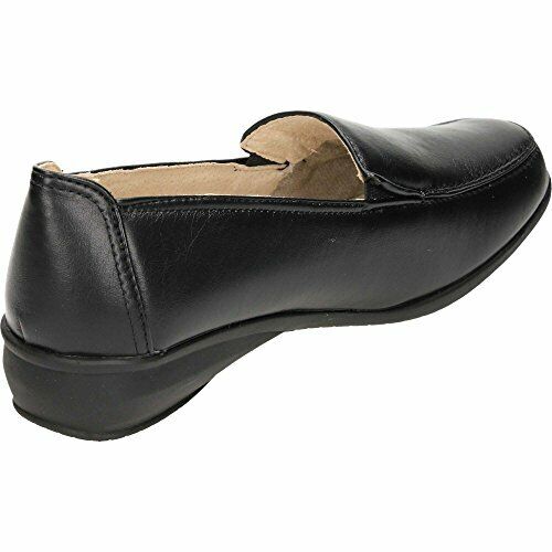 Dr Keller Sally Wide Fit Nurse Work Loafer Comfort Leather Lined Slip On Shoes