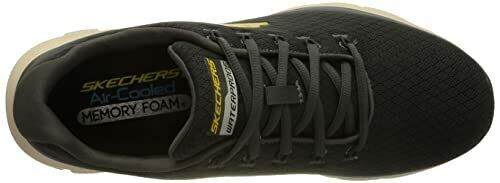 Skechers Coated Fidelity Charcoal WATERPROOF Trainers Flex Advantage 4.0