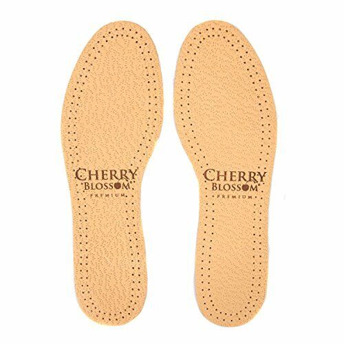 Cherry Blossom Premium Leather Cushioned Insoles For Comfort Mens Womens Unisex