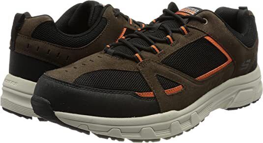 Skechers Oak Canyon Duelist Mens Chocolate/Black Relaxed Fit Hiking Trainers