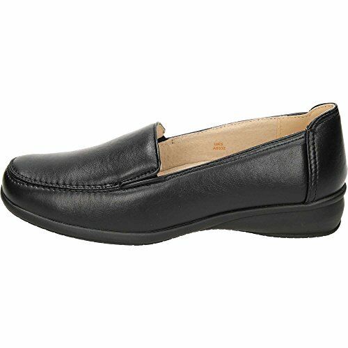 Dr Keller Sally Wide Fit Nurse Work Loafer Comfort Leather Lined Slip On Shoes