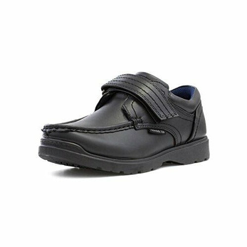 US Brass C657 Mark Children Boys Quality Black School Shoes w/ Strap Sizes Infant 8-6