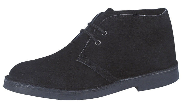 Roamers M467AS Black Suede 2 Eyelet Classic Original Desert Boots Unisex UK 3-15