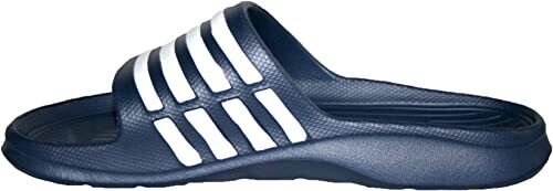 Urban Jacks Mens Women's Navy & White Striped Slider Flip Flop Sandal Slippers