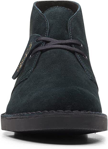 Clarks Originals Desert Boot Evo Black Suede Leather Ortholite Removable soles