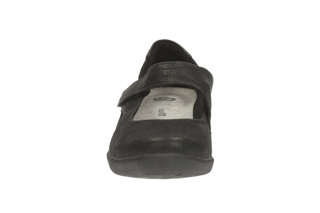 Clarks Sillian Bella Black Ladies Super Cushioned Mary Jane Shoe Size 3.5 School