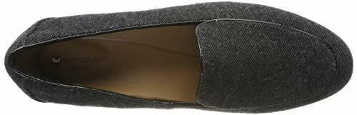 Clarks Un Blush Ease Ladies Grey Tweed Loafers Low Heel Slip On Moccasin Shoes