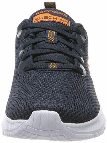 Skechers Dyna Air Navy Blue Mesh Lace Up Lightweight Memory Foam Trainers