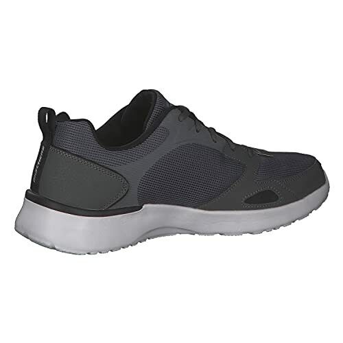 Skechers Venturik Charcoal Grey Mesh Lace Up Lightweight Memory Foam Trainers