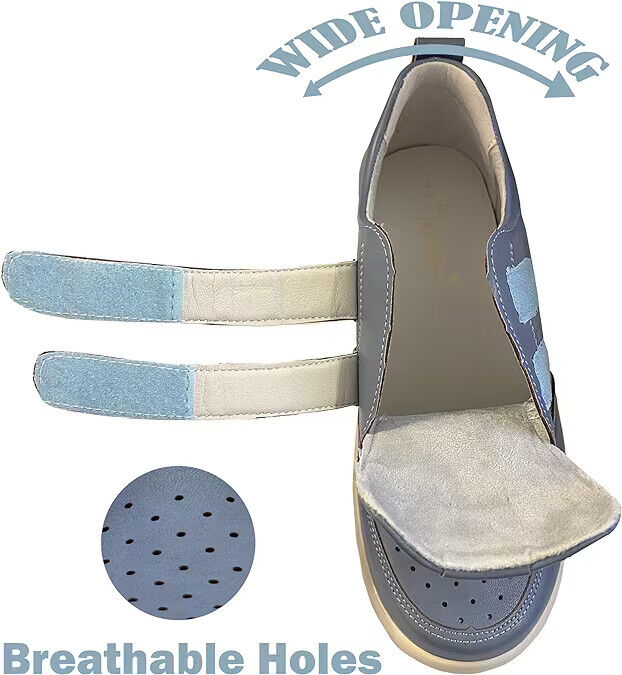 Dr Keller Jane Ladies Denim Blue Double Strap Perforated Light Weight Casual Shoes