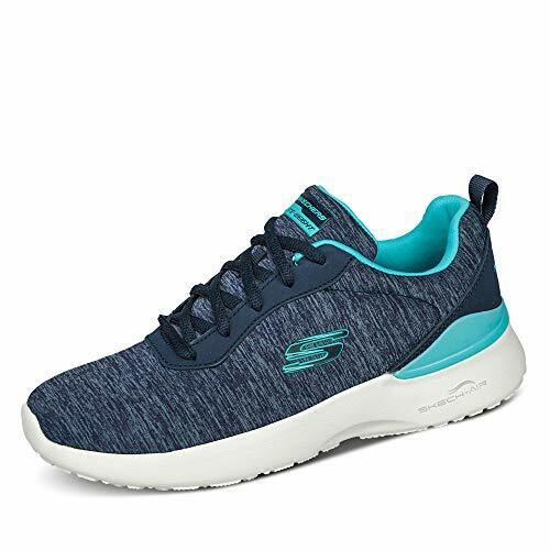 Skechers Dynamight Paradise Waves Ladies  Blue Lace Up Washable Trainers With Memory Foam