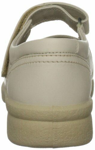 Padders Rebecca Beige Leather Extra Wide Fitting (EE) Mary Jane Shoes With Strap