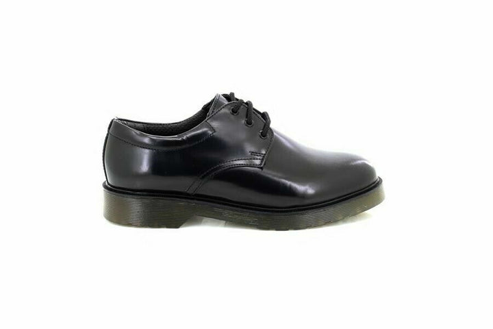 Roamers B979 Children Women Unisex Black Hi-Shine Leather Air Cushion Uniform Cadet Work Shoe