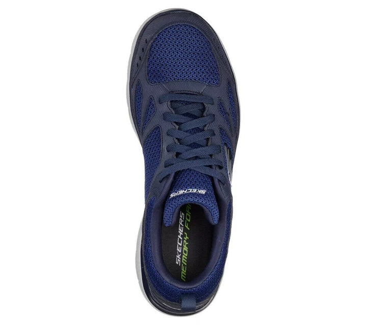 Skechers South Rim Mens Navy Lace Up Lightweight Memory Foam Sport Trainers