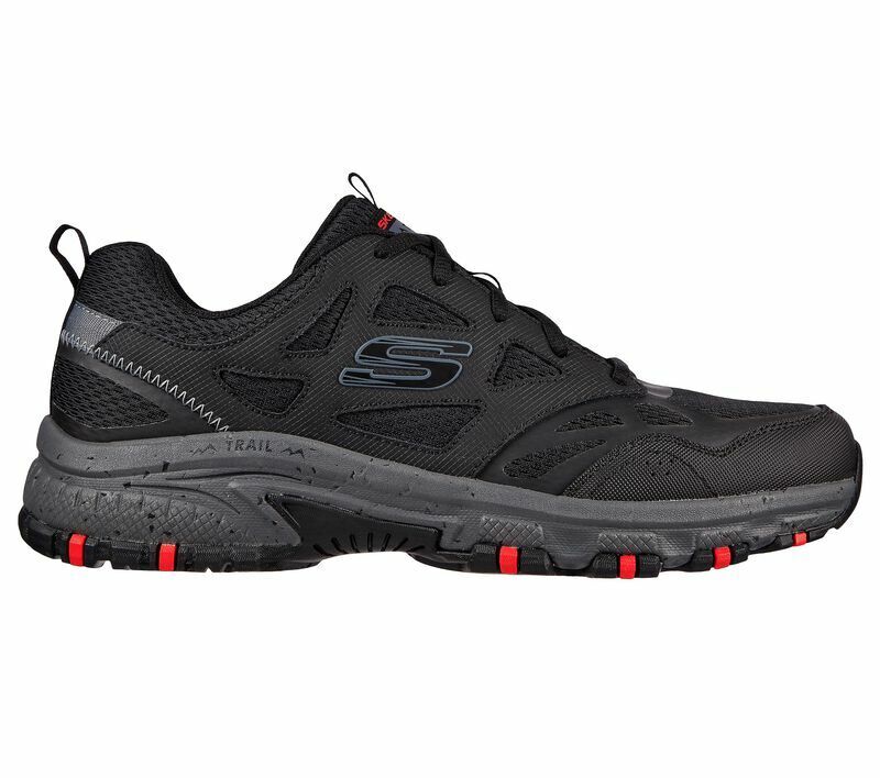 Skechers Black/Charcoal Mens Trainer Memory Foam Outdoor Hiking Trail Hillcrest