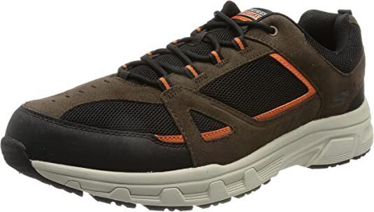 Skechers Oak Canyon Duelist Mens Chocolate/Black Relaxed Fit Hiking Trainers