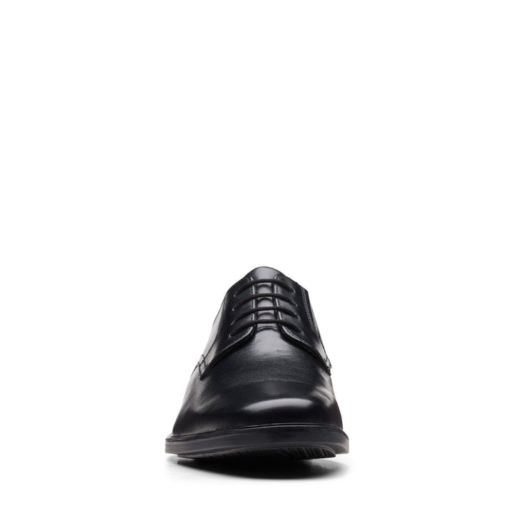 Clarks Howard Walk G Fit Mens Black Leather Oxford Lace Up Formal Shoes