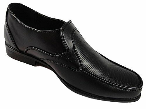 Renegade Fletch Boys School Shoes Smart Black Lightweight Quality Slip On Loafer