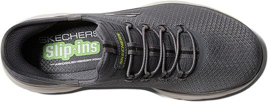 Skechers Slip Ins High Range Mens Grey Bungee Hands Free Vegan Trainers