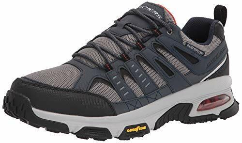 Skechers Air Envoy Mens Waterproof Navy/Grey Memory Foam Walking Trainers