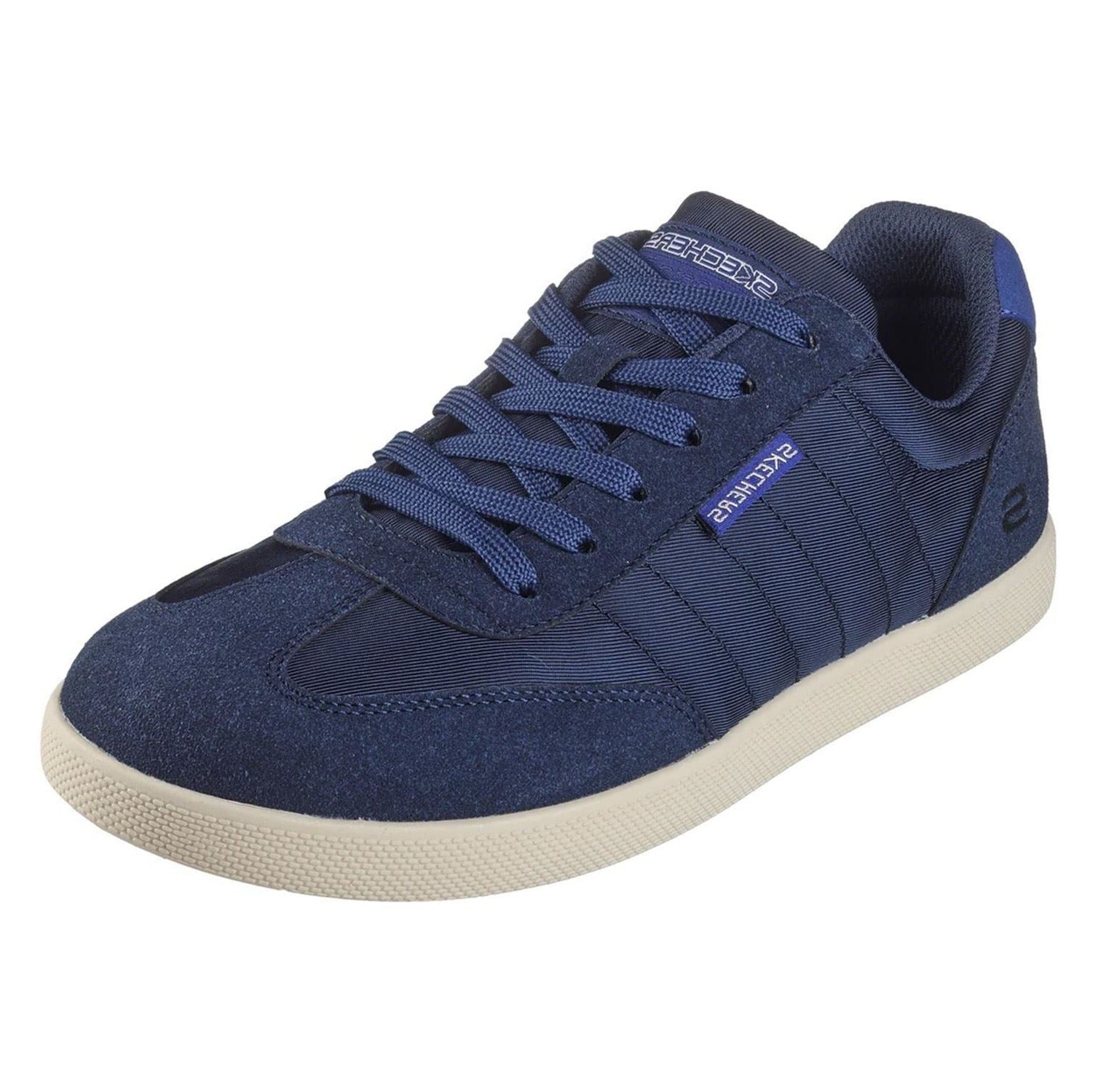 Mens navy skechers trainers best sale