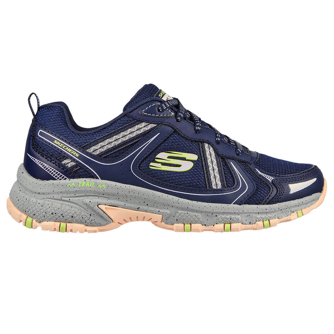 Skechers Hillcrest Vast Adventure Ladies Navy Memory Foam Lace Up Trainers