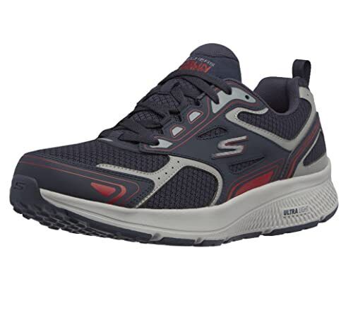 Skechers Go Run Wide Mens Navy Ortholite Cushion Air Cooled GOGA Mat Trainer