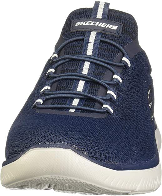 Skechers Summits Mens Bungee Elasticated Lace Navy Lightweight Machine Washable Trainers