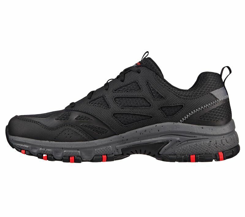 Skechers Black/Charcoal Mens Trainer Memory Foam Outdoor Hiking Trail Hillcrest