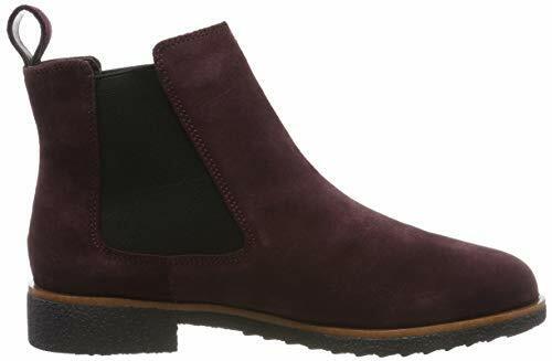 Clarks Griffin Plaza Womens Burgundy Red Suede Leather Elasticated Chelsea Boots