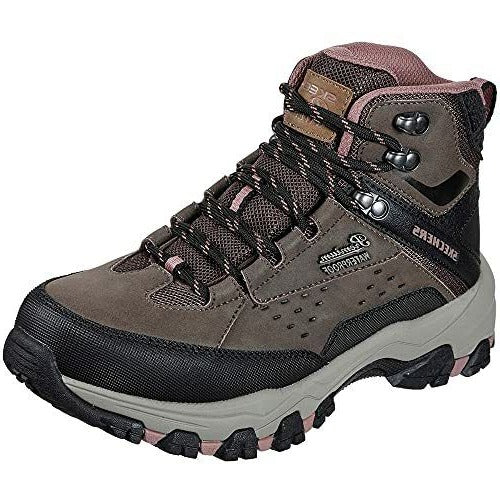 Skechers Selmen My Turf Waterproof Brown Relaxed Fit Hi Top Hiking Trainers