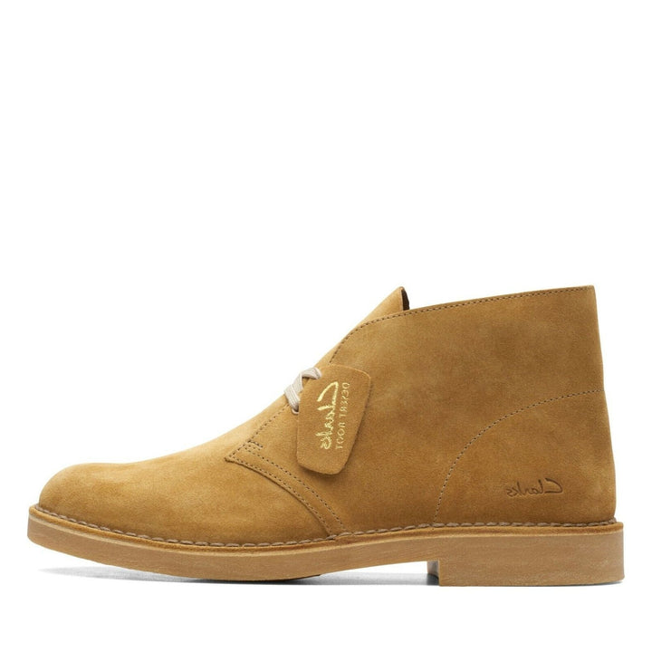 Clarks Originals Desert Boot 2 Mens Oakmoss Suede With Ortholite Rubber Soles