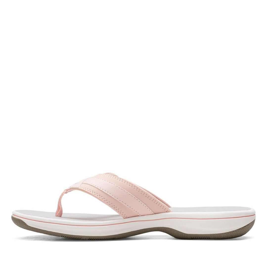 Clarks Brinkley Sea Ladies Blush Adjustable Toe Post Flip Flop Sandals