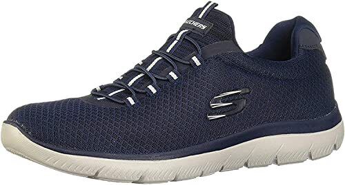 Skechers Summits Mens Bungee Elasticated Lace Navy Lightweight Machine Washable Trainers