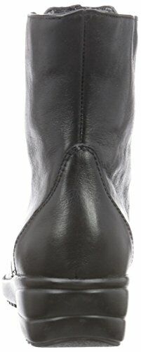 Waldlaufer 525902 Hissa Double Zip Fur Lined Ankle Wide Boots Removable Insole