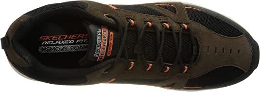 Skechers Oak Canyon Duelist Mens Chocolate/Black Relaxed Fit Hiking Trainers