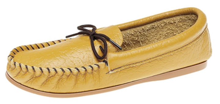 Mokkers Gordon Mens Tan Leather Soft Comfy Slip On Flexible Moccasin Slippers