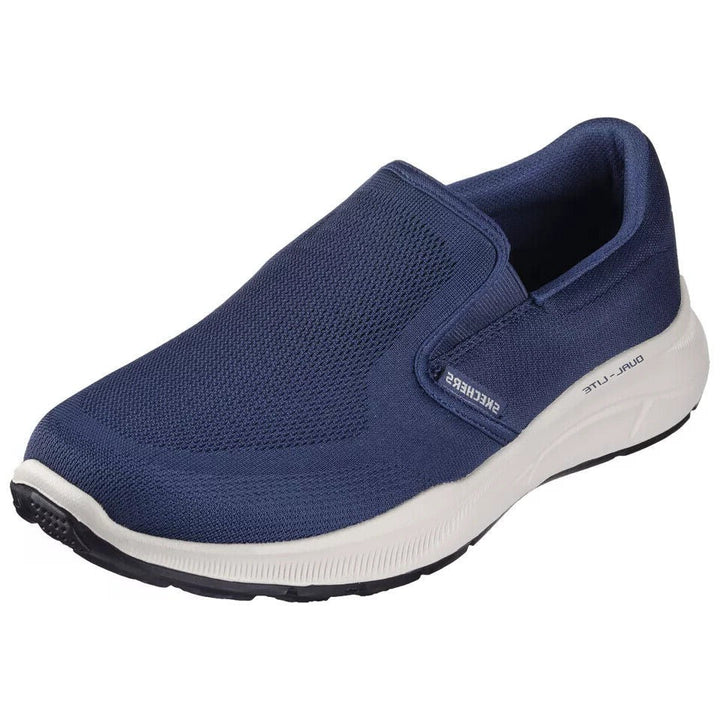 Skechers Grand Legacy Mens Blue Extra Wide Fit Memory Foam Mesh Slip On Trainers