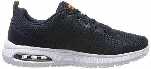 Skechers Dyna Air Navy Blue Mesh Lace Up Lightweight Memory Foam Trainers