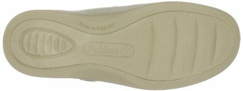 Padders Rebecca Beige Leather Extra Wide Fitting (EE) Mary Jane Shoes With Strap