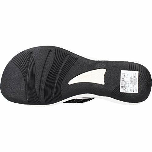 Clarks Brinkley Sea Womens Black Adjustable Toe Post Flip Flop Sandals